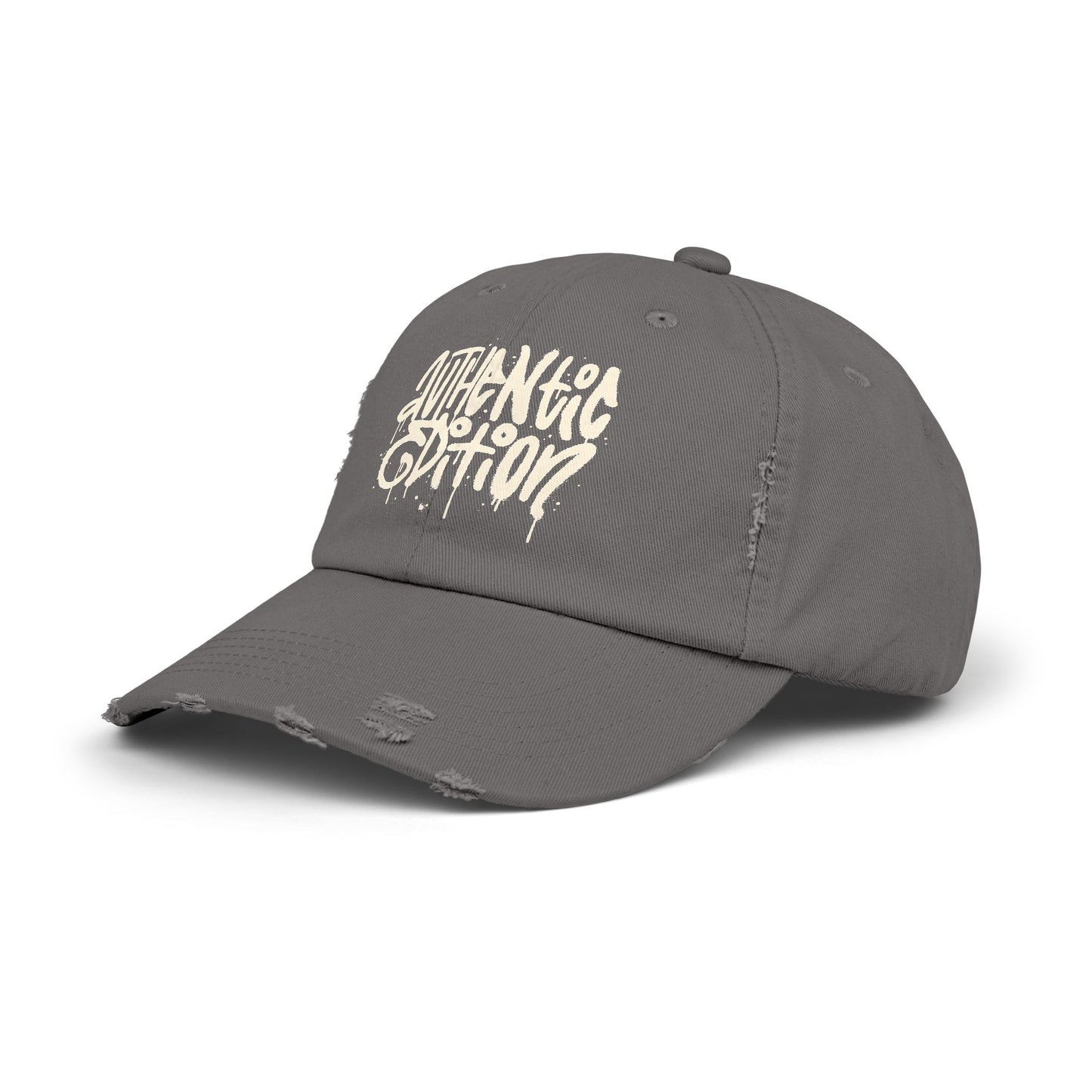 Authentic Edition Distressed Cotton Twill Dad Hat – Effortless Style, Everyday Comfort