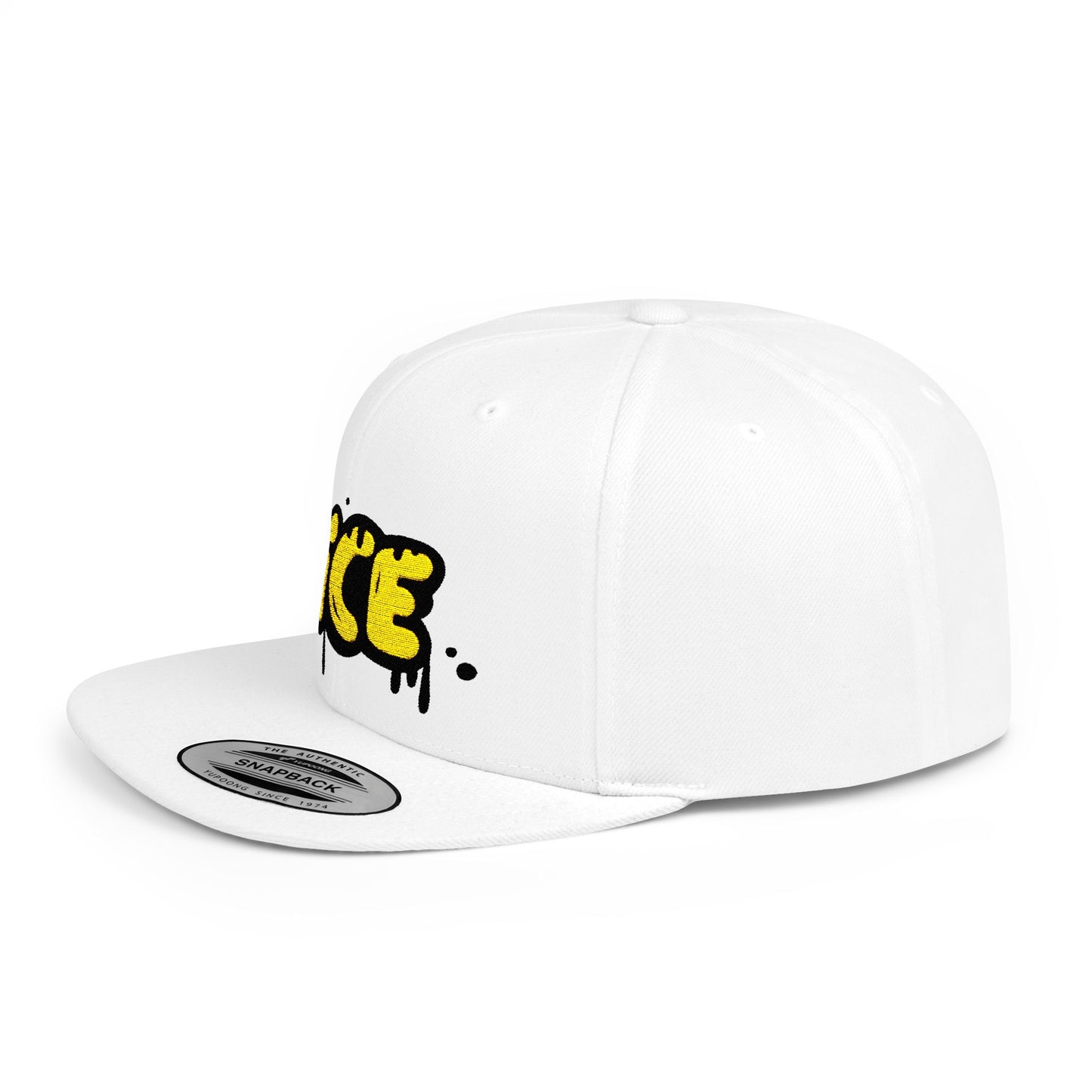 "Nice" Flat Bill Snapback Cap