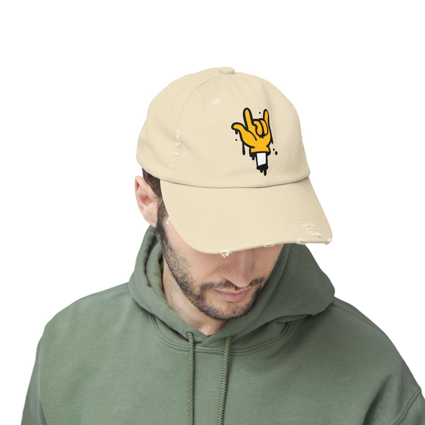 Distressed Cotton Twill Dad Hat – Rock On Style & Everyday Comfort