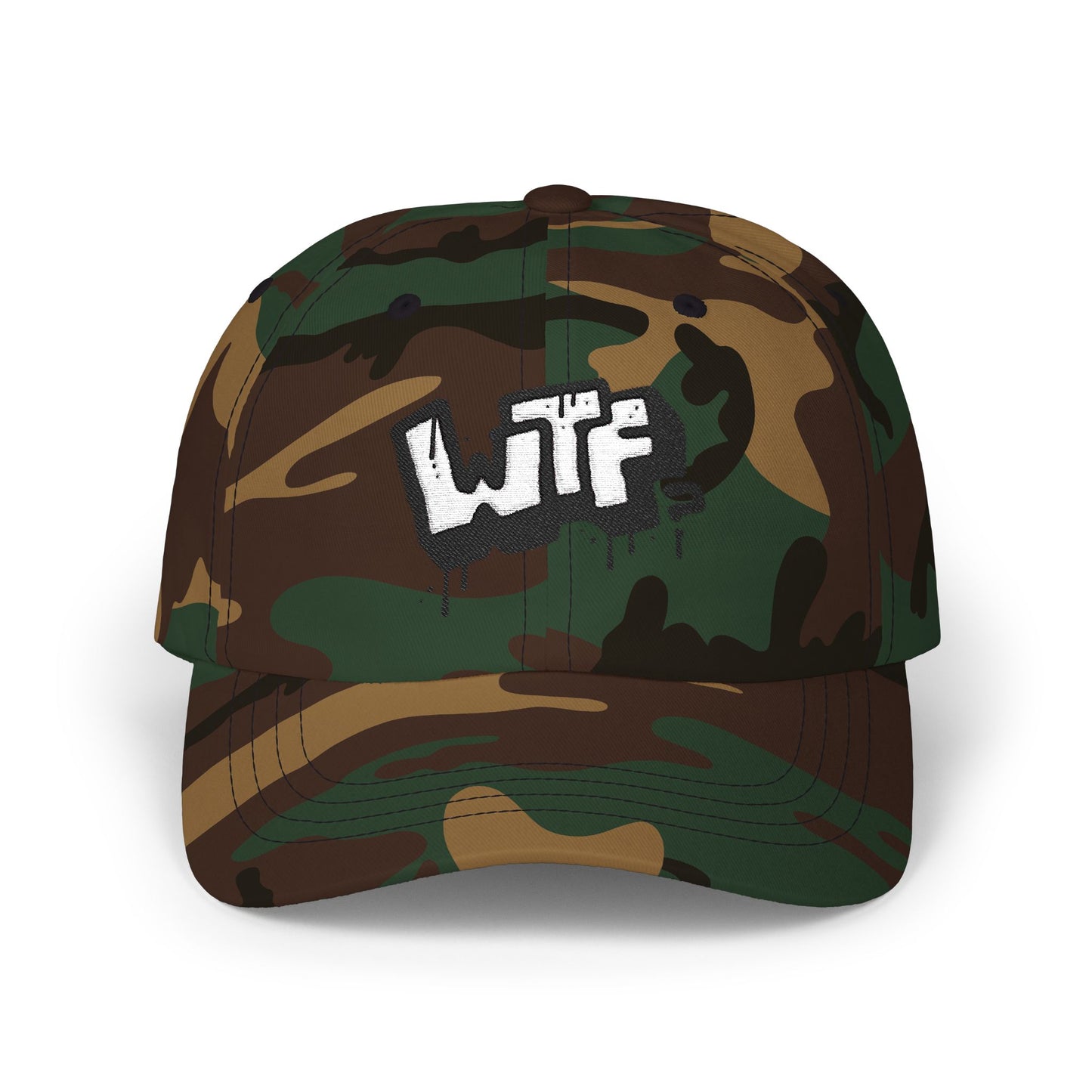 WTF? Embroidered Cotton Dad Hat – Classic Style & Ultimate Comfort