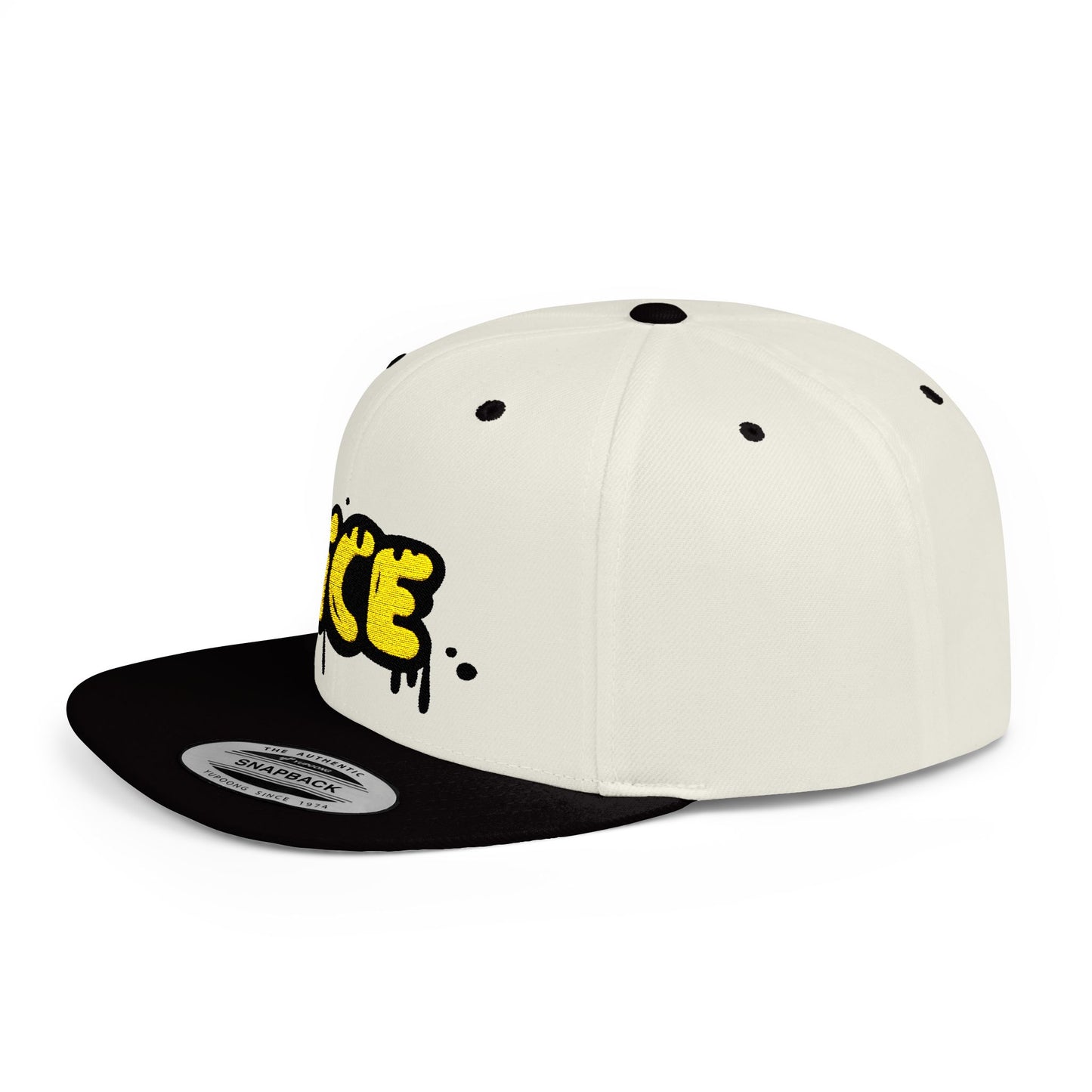 "Nice" Flat Bill Snapback Cap