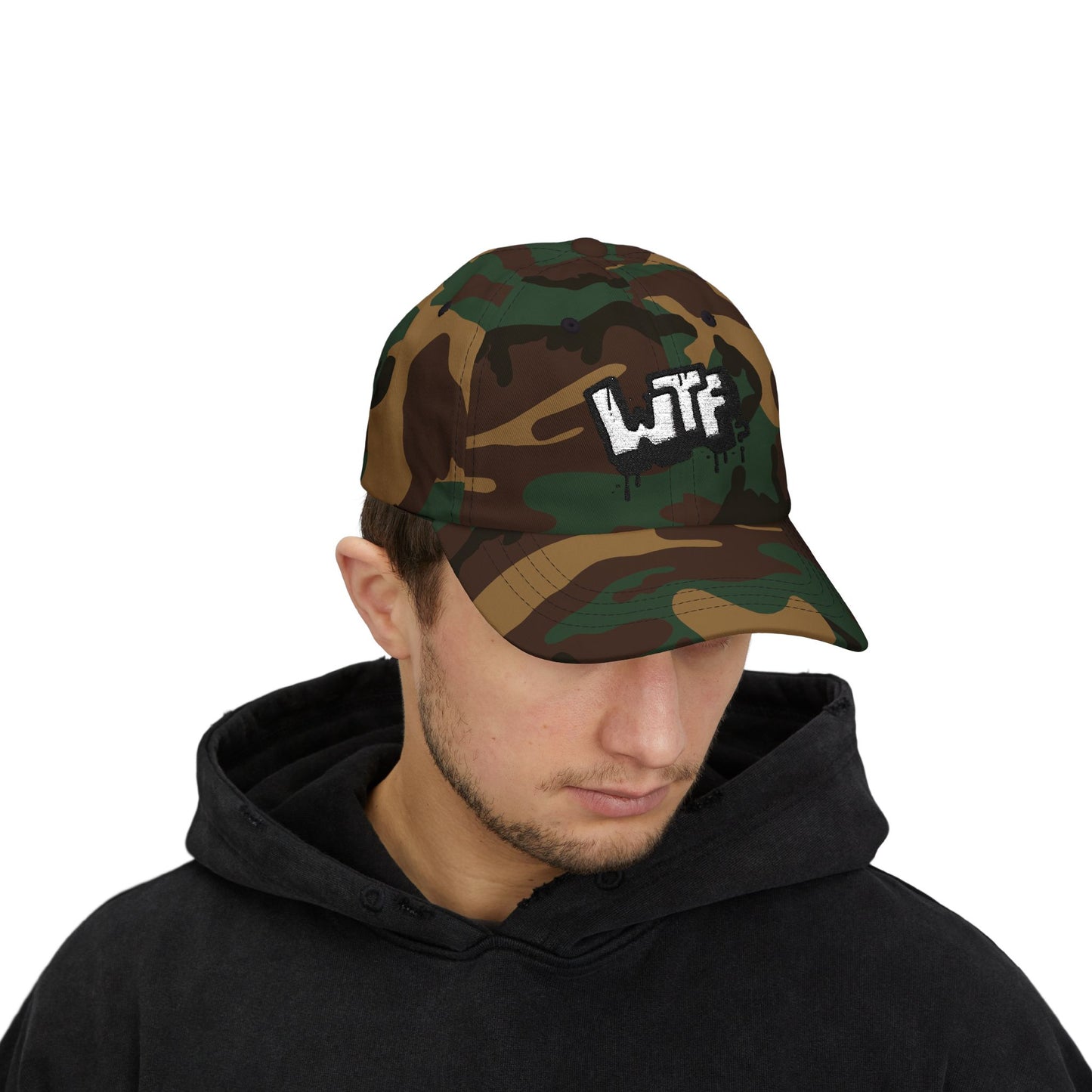 WTF? Embroidered Cotton Dad Hat – Classic Style & Ultimate Comfort
