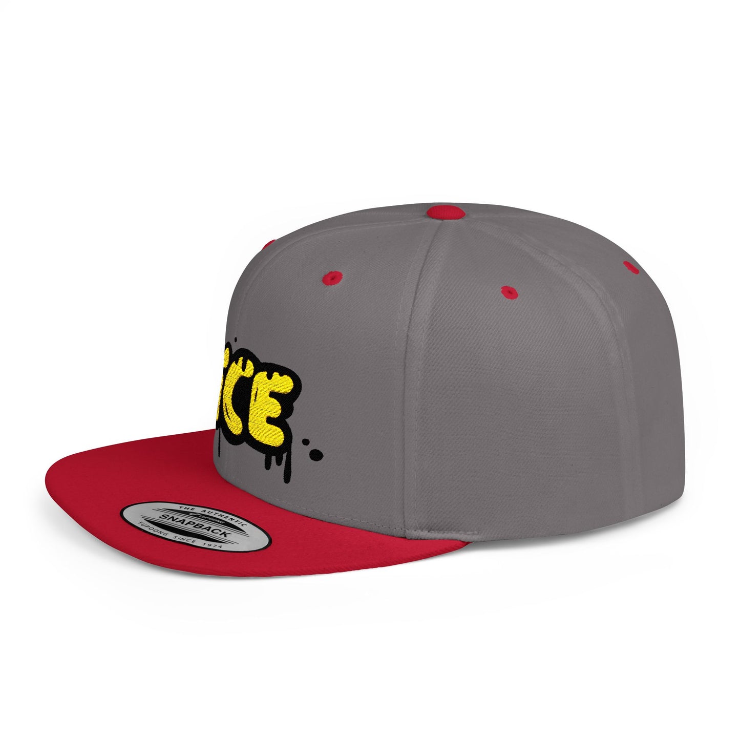 "Nice" Flat Bill Snapback Cap