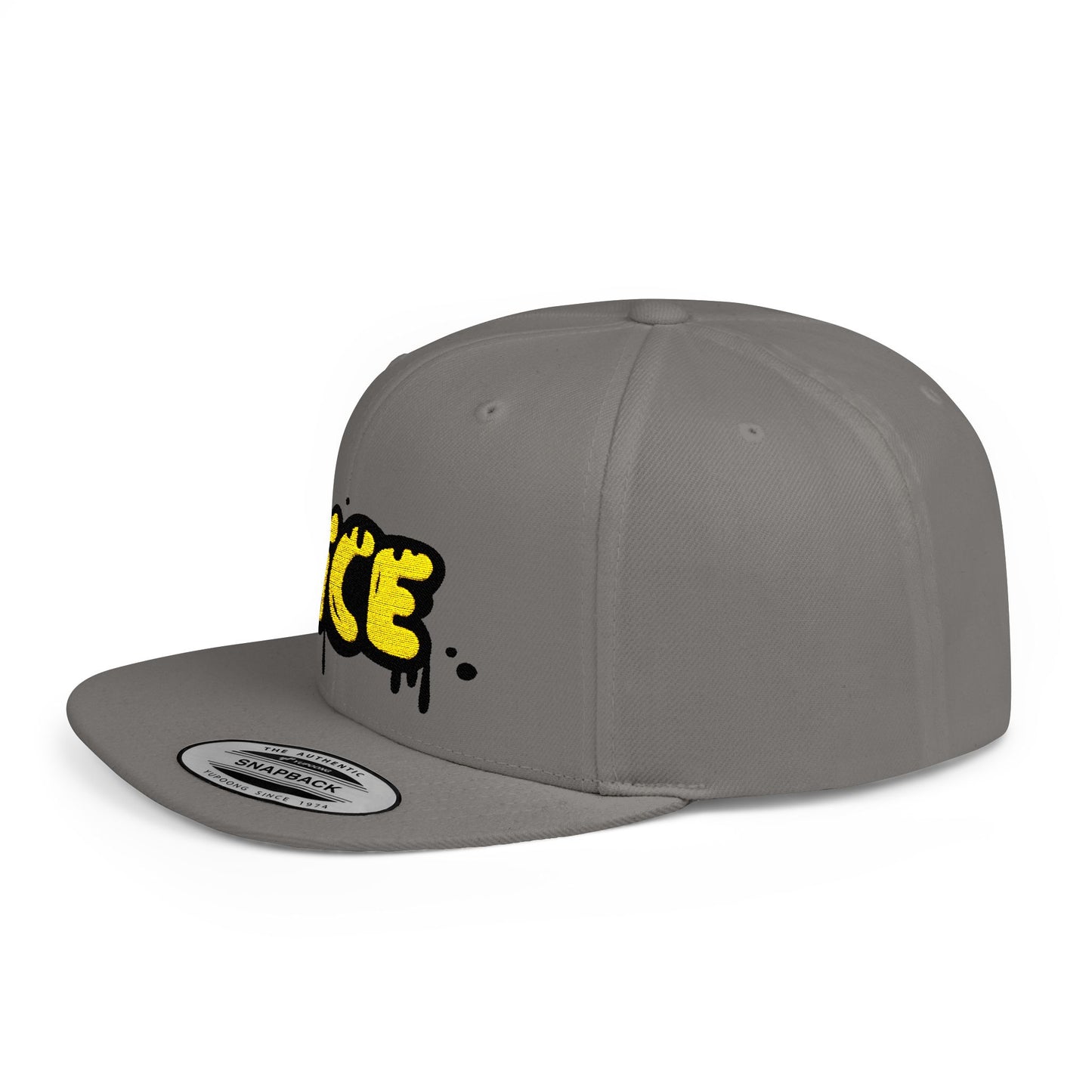 "Nice" Flat Bill Snapback Cap