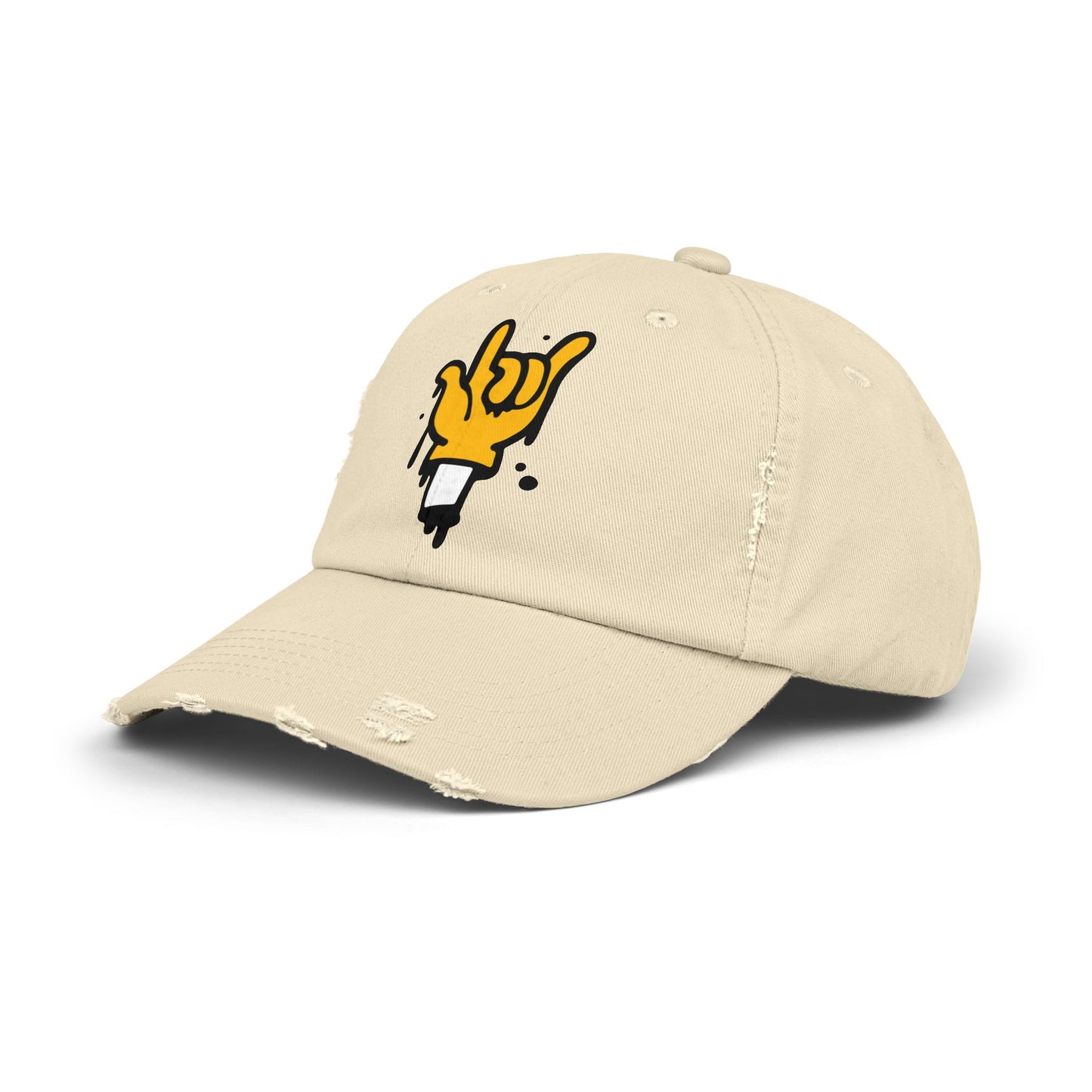 Distressed Cotton Twill Dad Hat – Rock On Style & Everyday Comfort