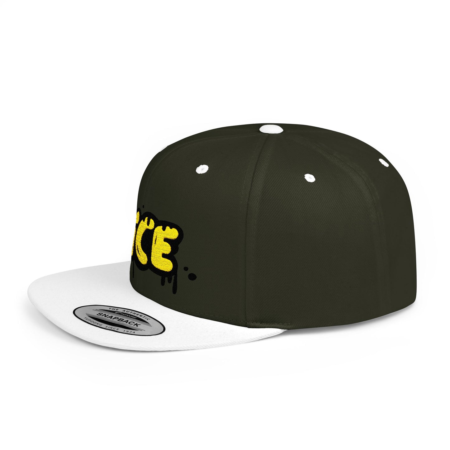 "Nice" Flat Bill Snapback Cap