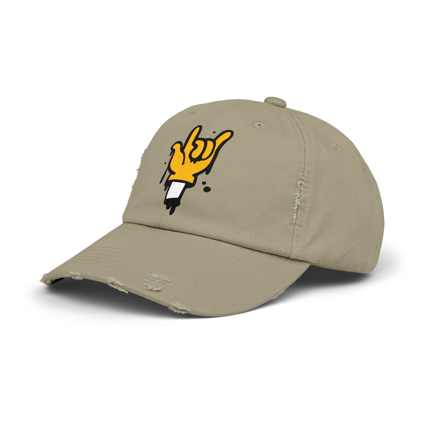 Distressed Cotton Twill Dad Hat – Rock On Style & Everyday Comfort
