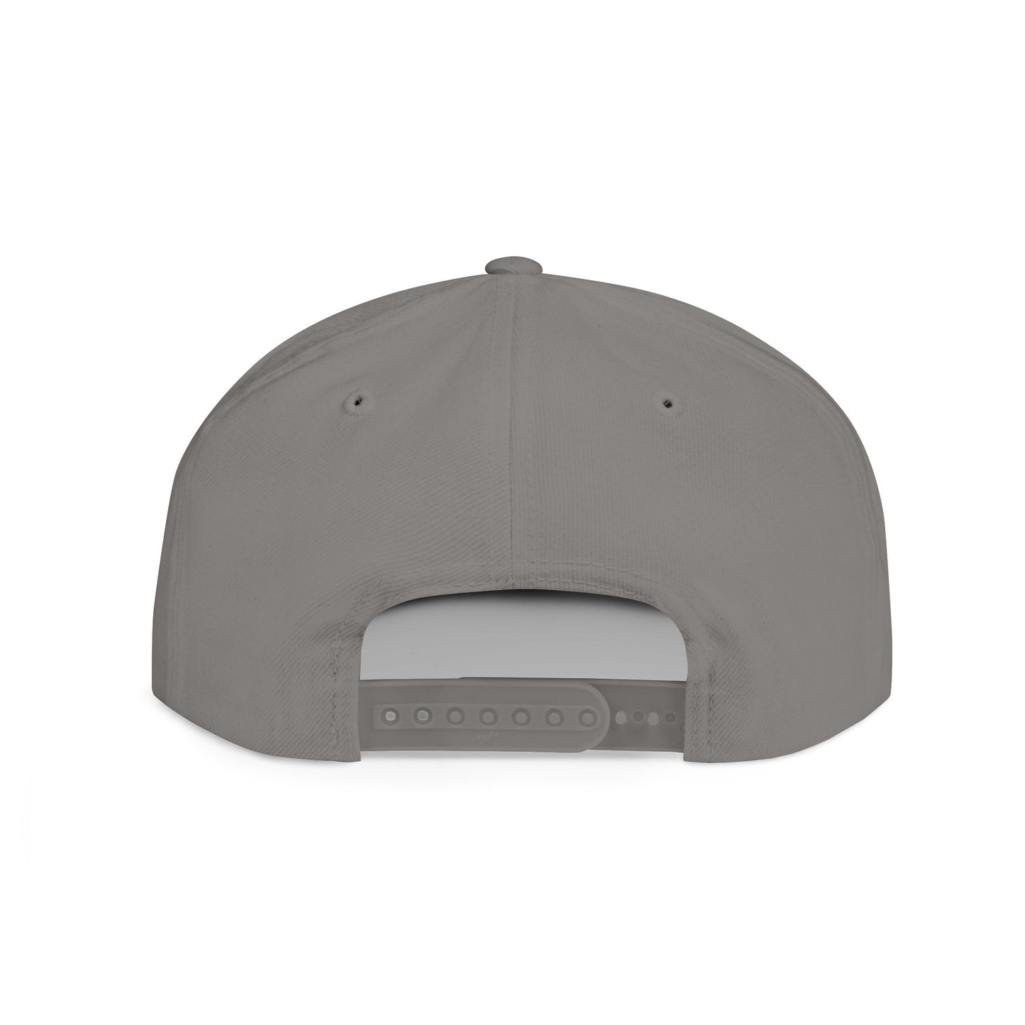 Flat Bill Snapback Cap – Skull with Yellow Cap Design
