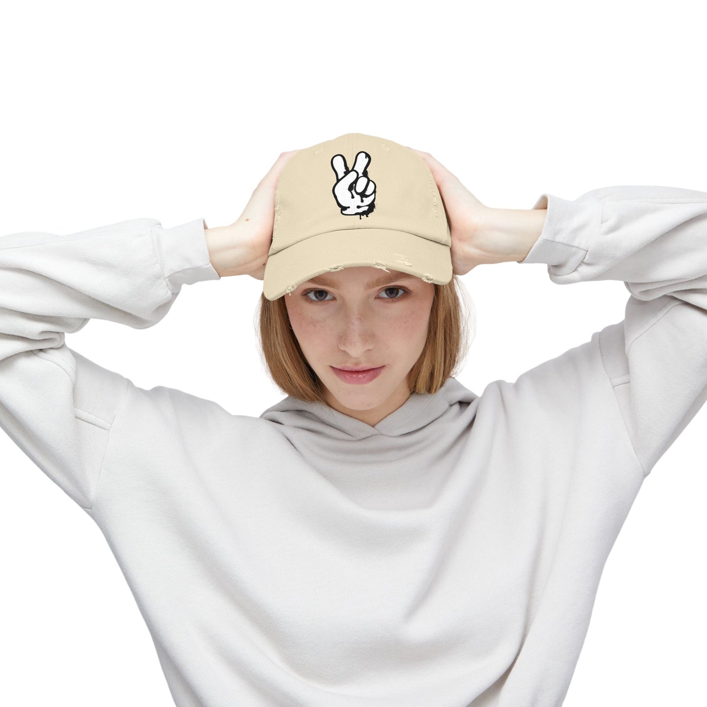 Distressed Cotton Twill Dad Hat – Everyday Comfort & Style