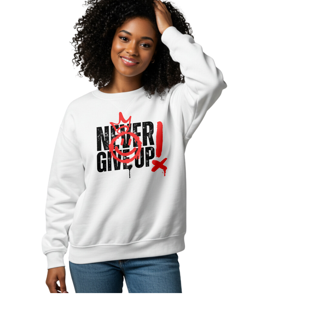 Never Give Up Sweatshirt