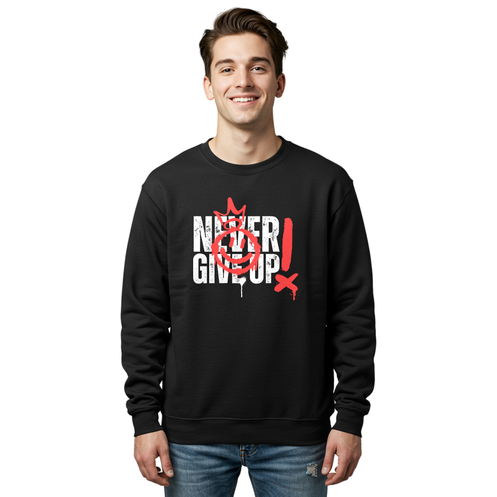 Never Give Up Sweatshirt