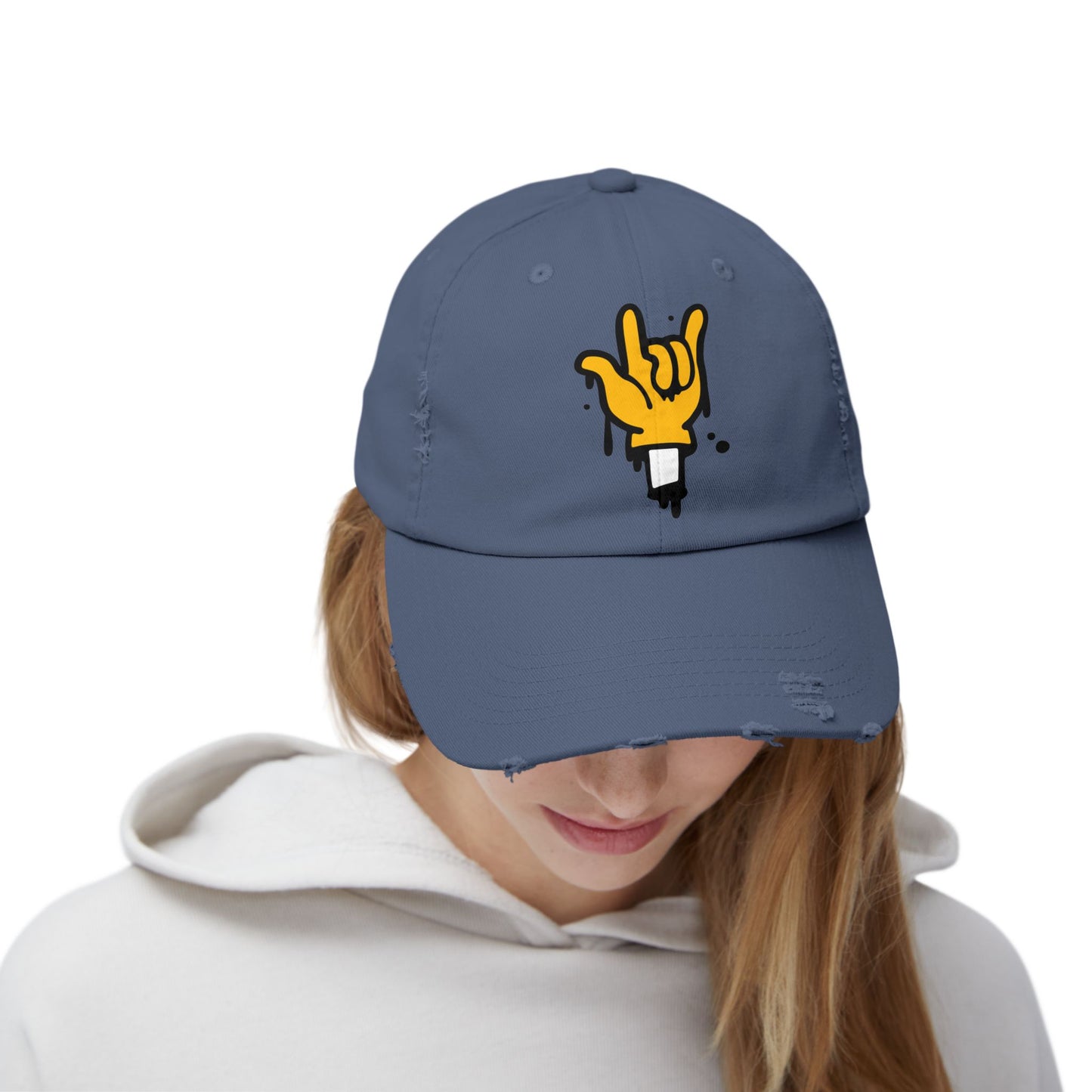 Distressed Cotton Twill Dad Hat – Rock On Style & Everyday Comfort