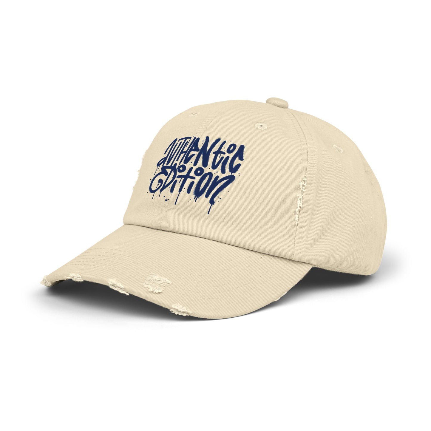 Authentic Edition Distressed Cotton Twill Dad Hat – Effortless Style, Everyday Comfort