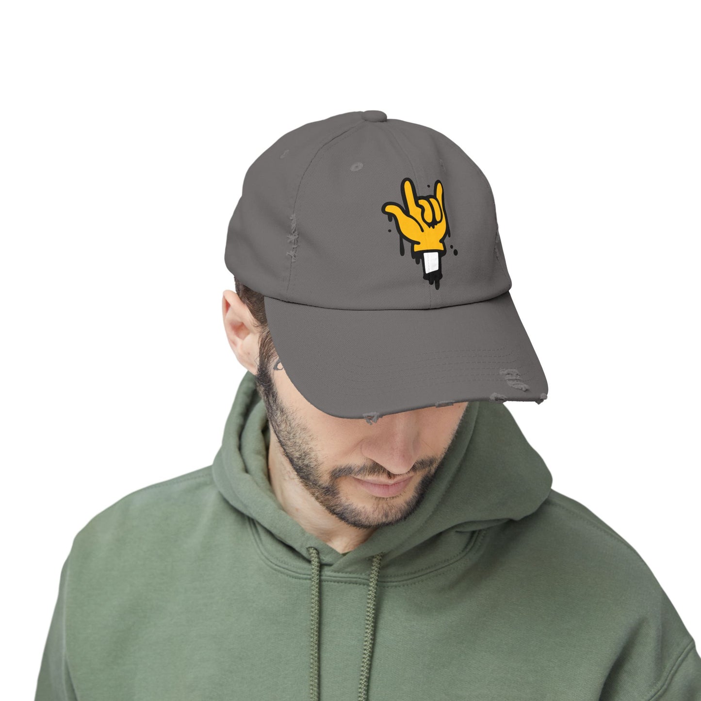 Distressed Cotton Twill Dad Hat – Rock On Style & Everyday Comfort