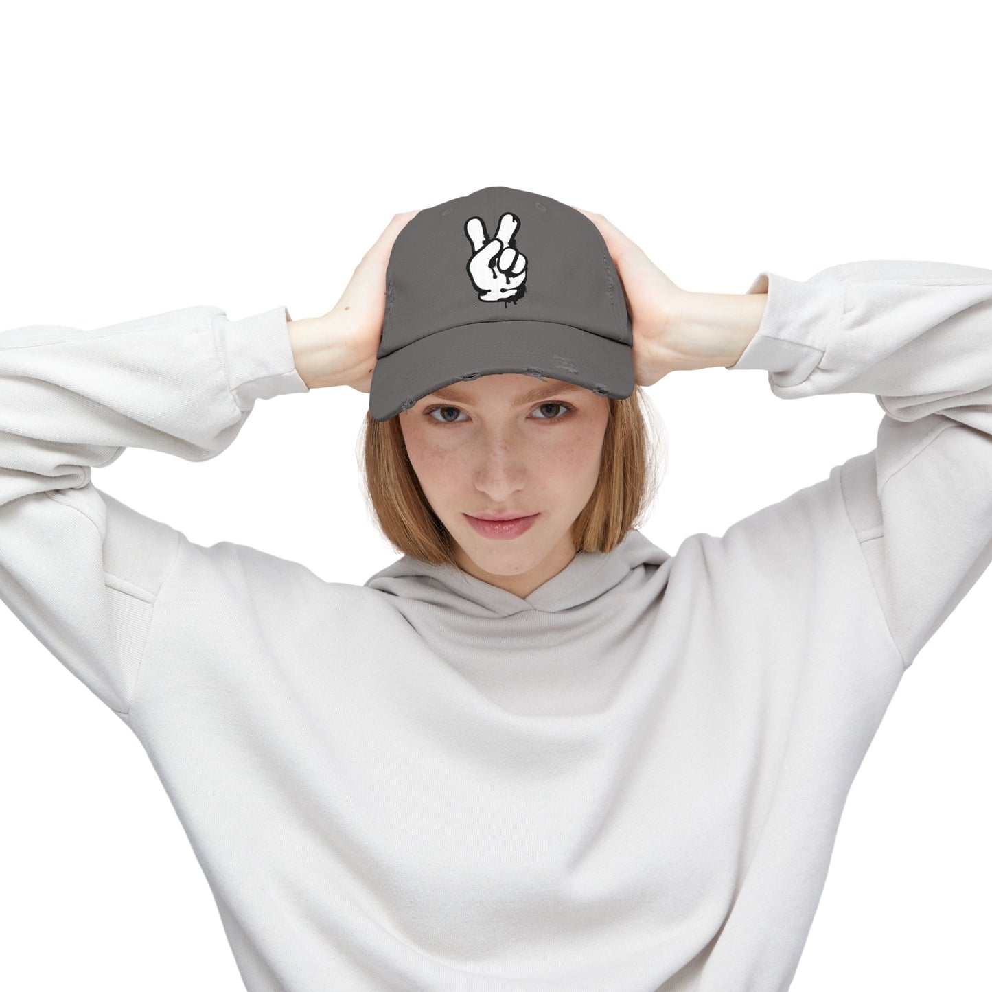 Distressed Cotton Twill Dad Hat – Everyday Comfort & Style