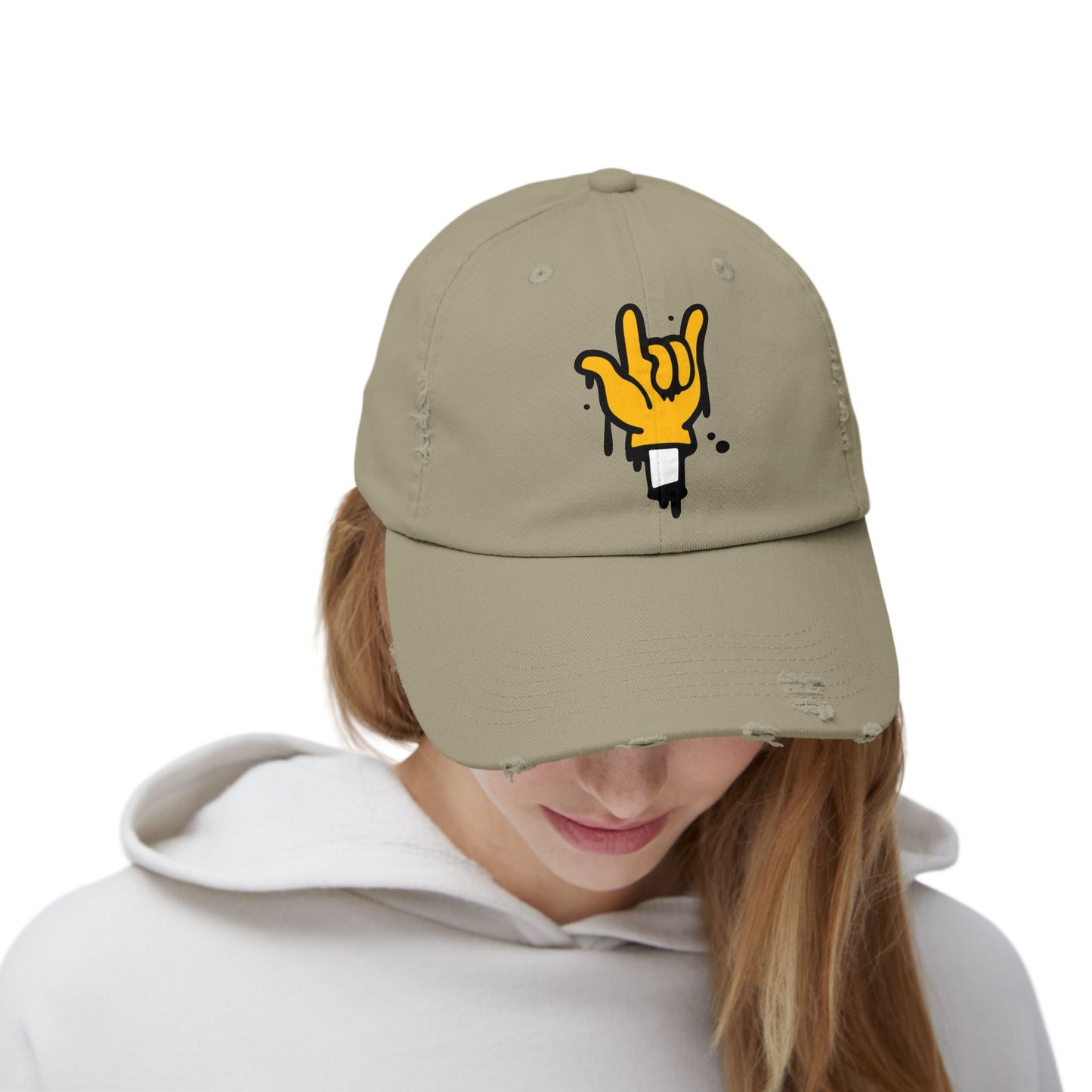 Distressed Cotton Twill Dad Hat – Rock On Style & Everyday Comfort