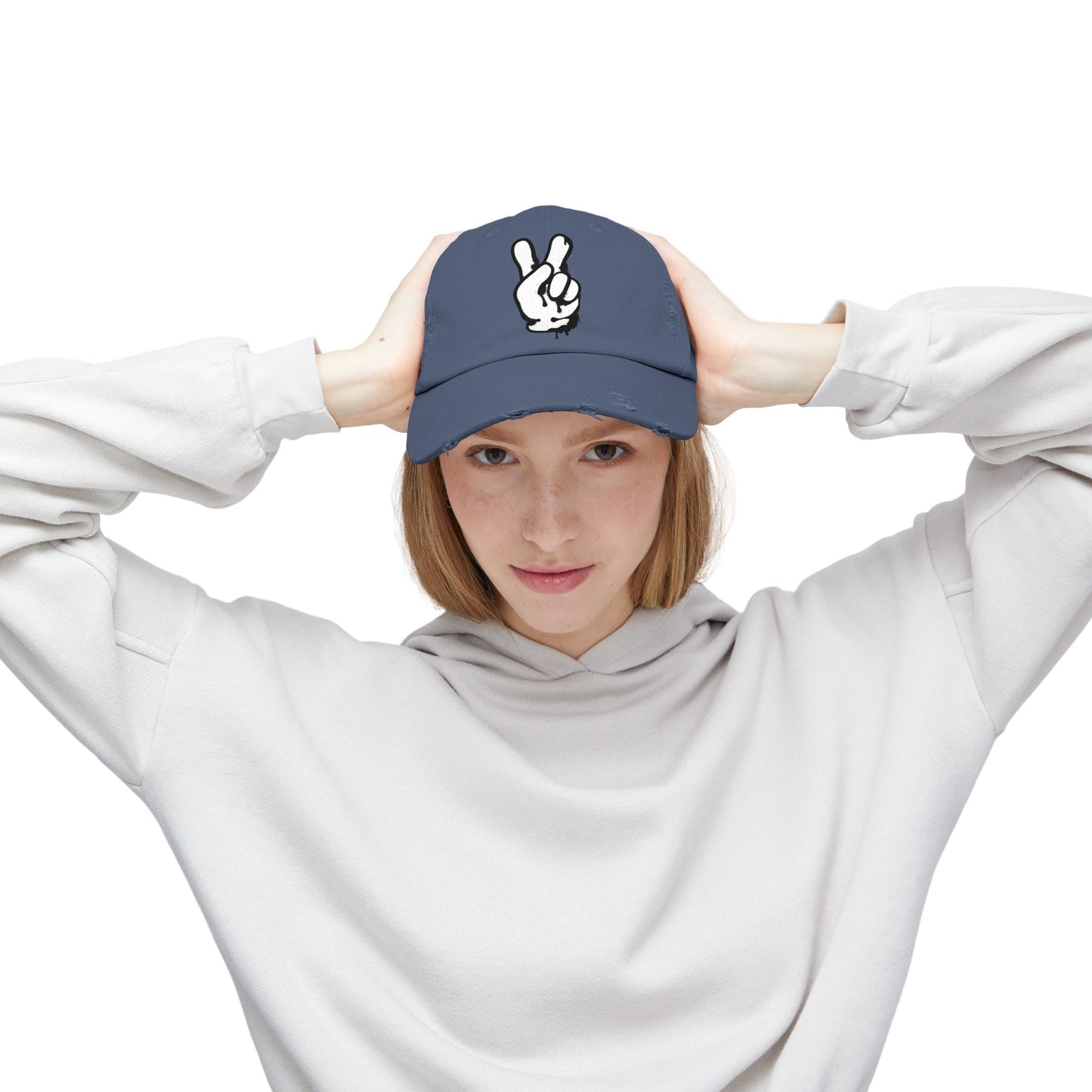 Distressed Cotton Twill Dad Hat – Everyday Comfort & Style
