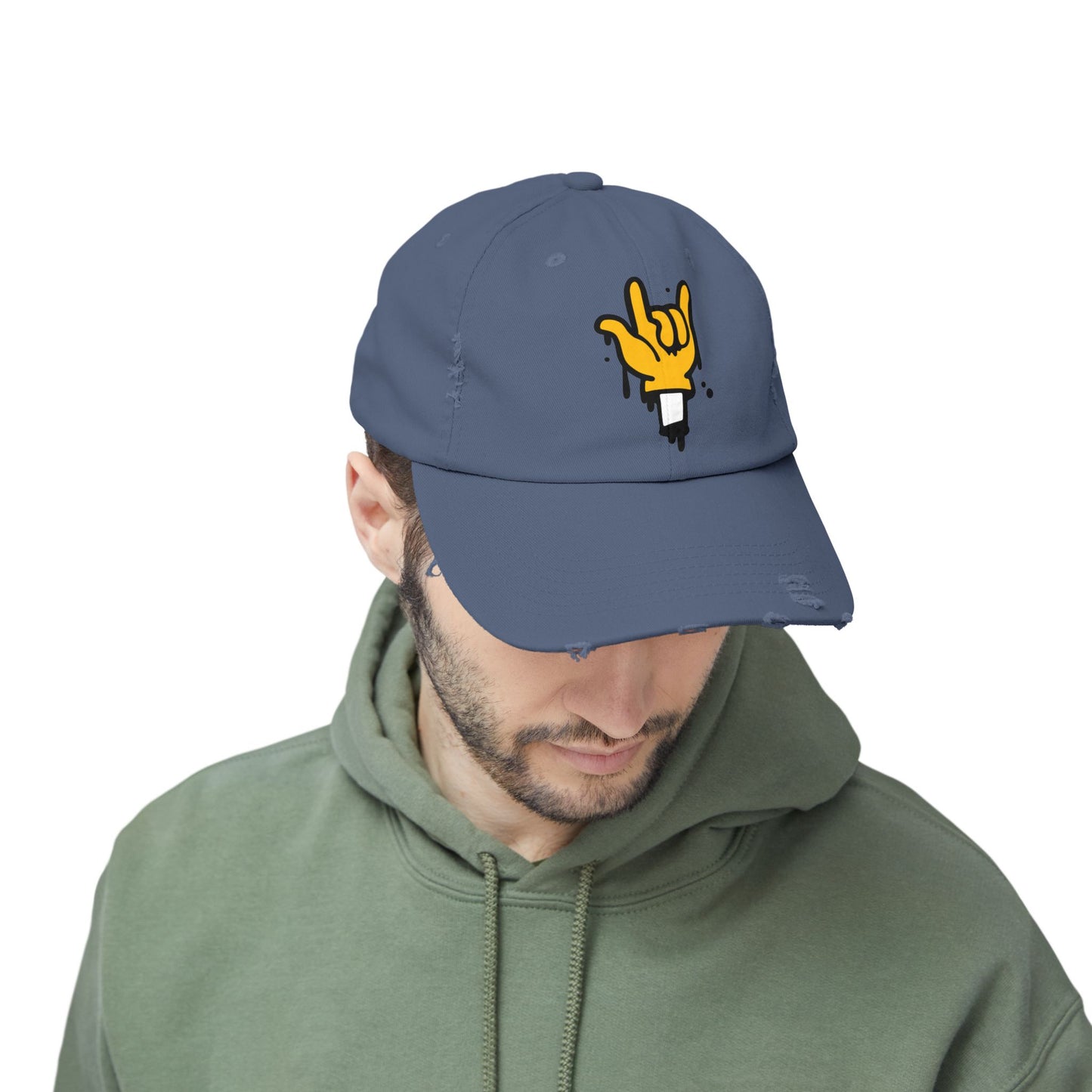 Distressed Cotton Twill Dad Hat – Rock On Style & Everyday Comfort