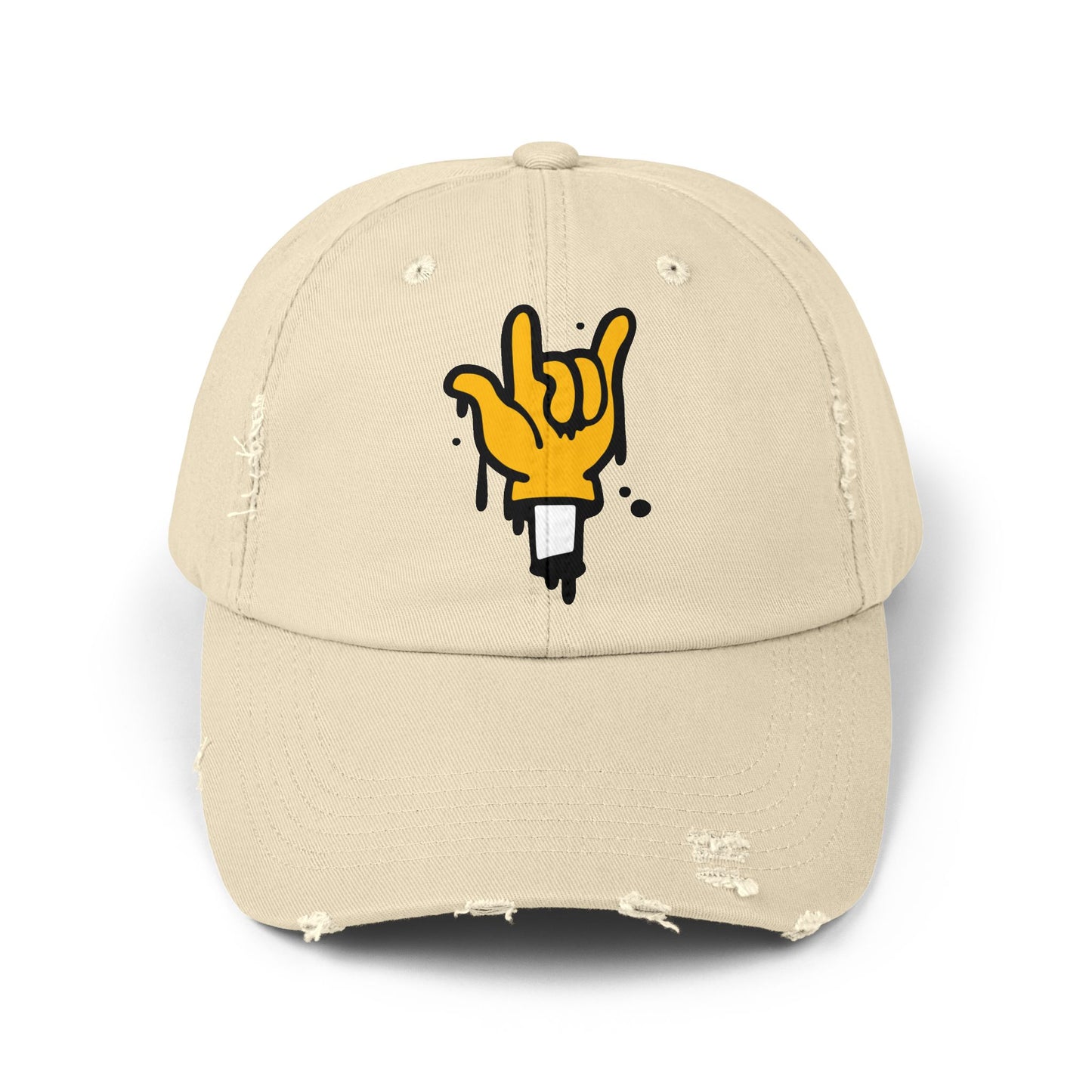 Distressed Cotton Twill Dad Hat – Rock On Style & Everyday Comfort