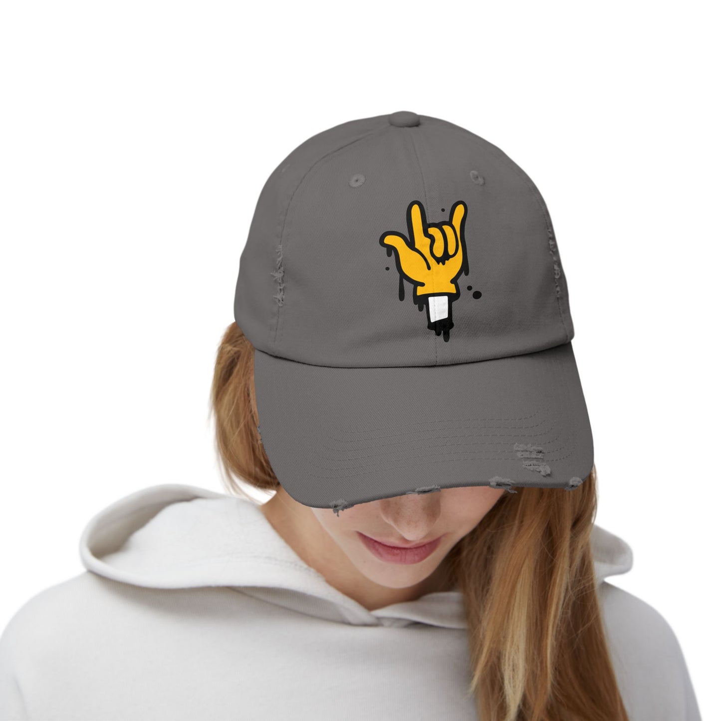 Distressed Cotton Twill Dad Hat – Rock On Style & Everyday Comfort