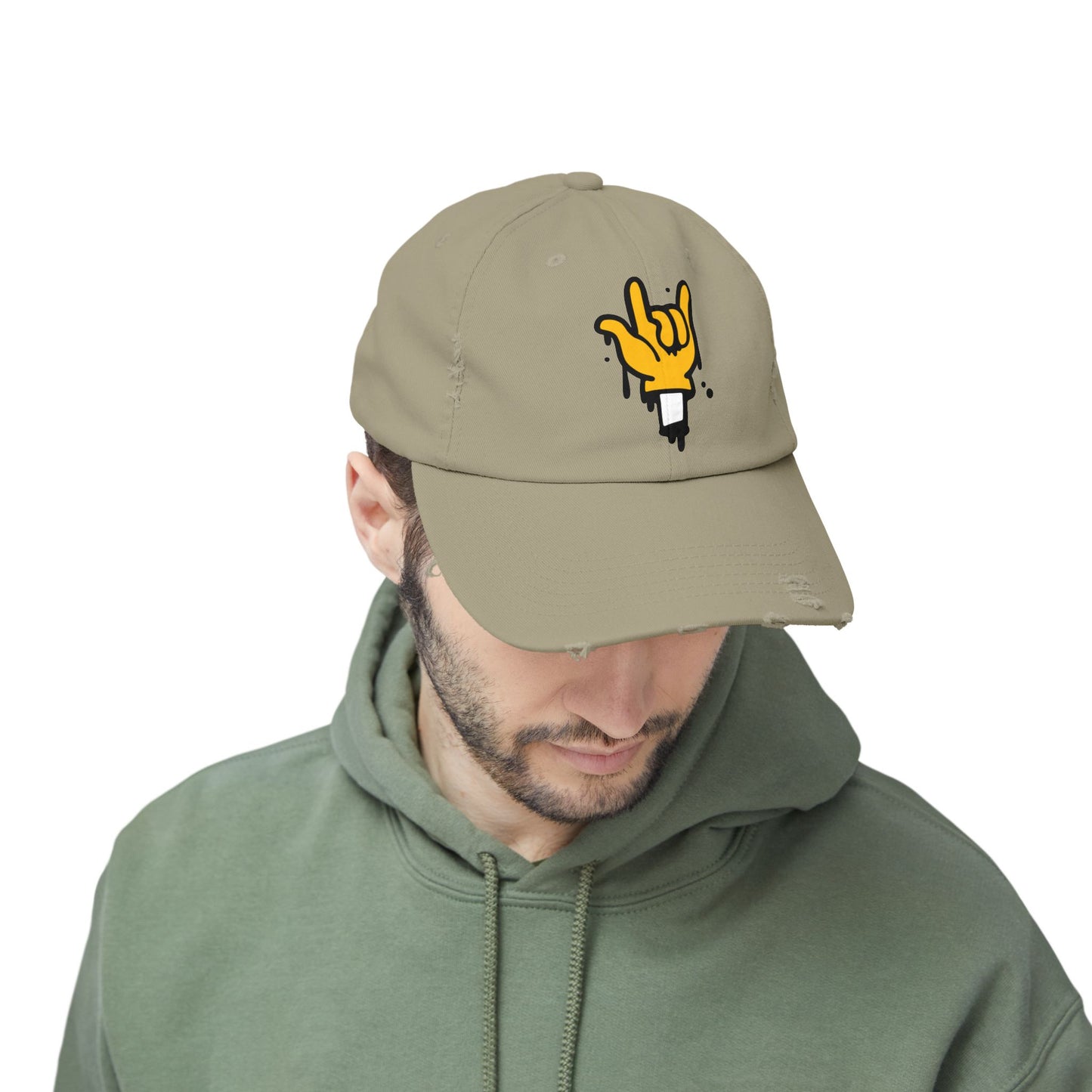 Distressed Cotton Twill Dad Hat – Rock On Style & Everyday Comfort