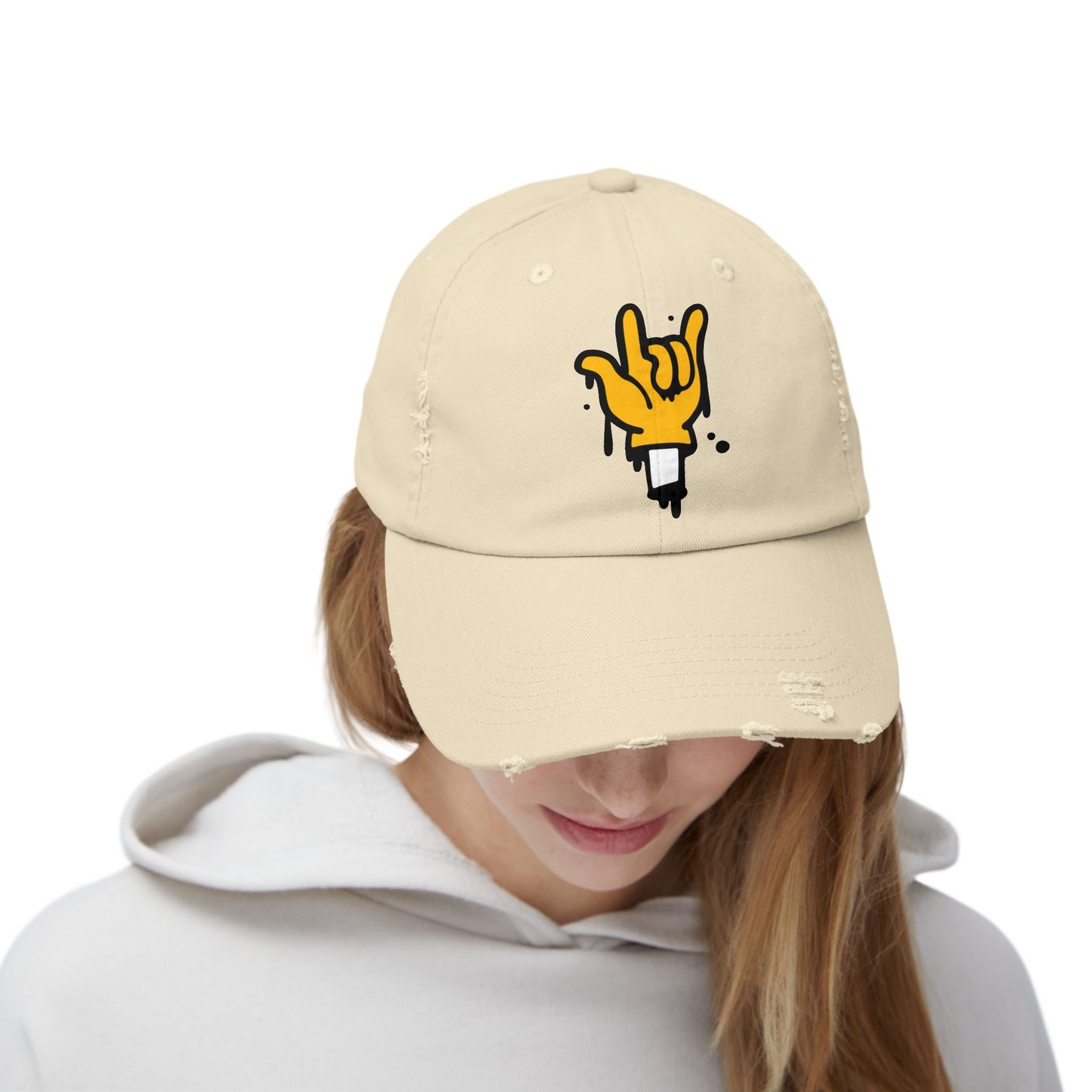Distressed Cotton Twill Dad Hat – Rock On Style & Everyday Comfort