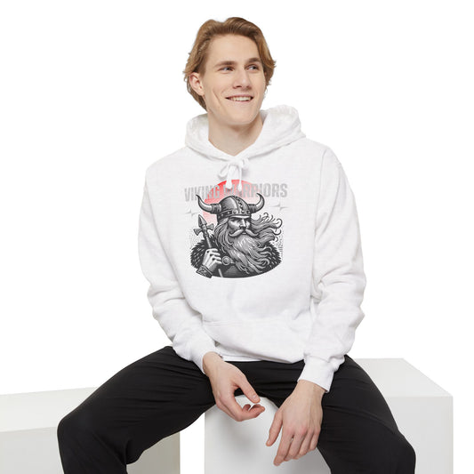 Viking Warriors Unisex Garment-Dye Hoodie – Bold Heritage in Comfort