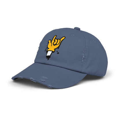 Distressed Cotton Twill Dad Hat – Rock On Style & Everyday Comfort