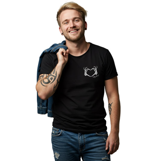 Hey, Boo! Skeleton Heart T-Shirt