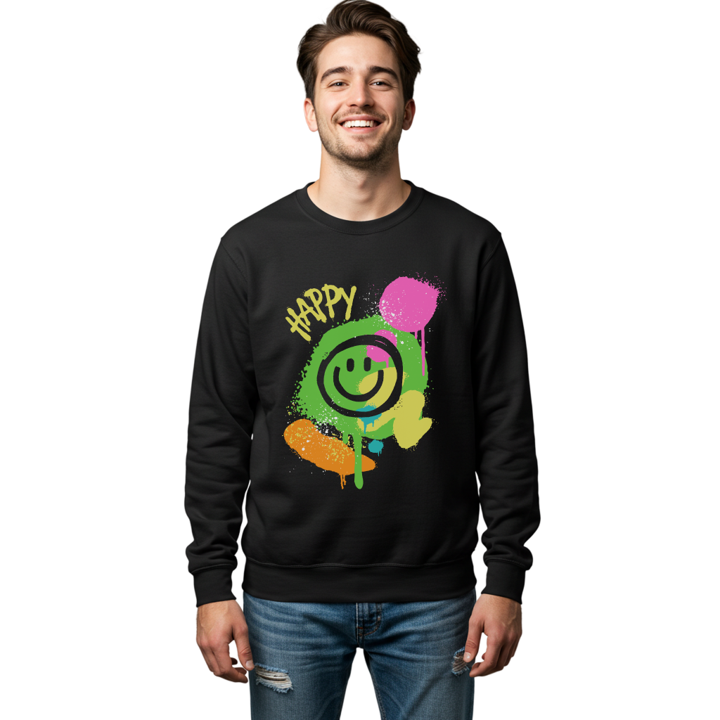 Happy Graffiti Sweatshirt