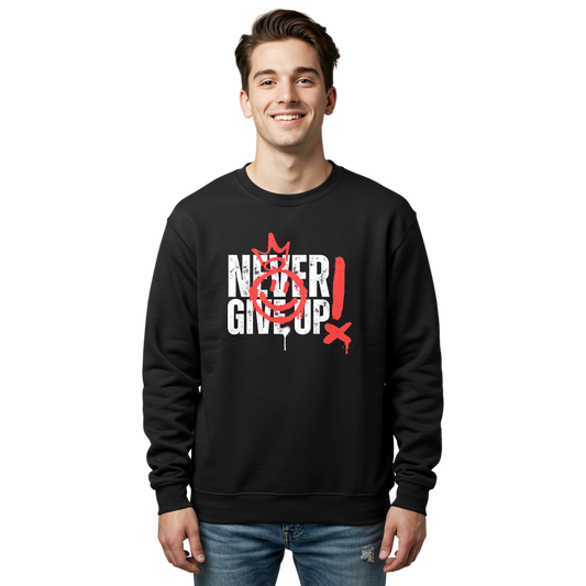 Never Give Up Sweatshirt