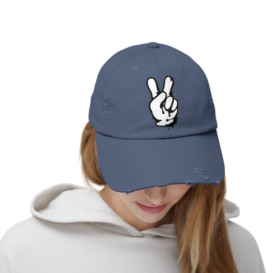 Distressed Cotton Twill Dad Hat – Everyday Comfort & Style
