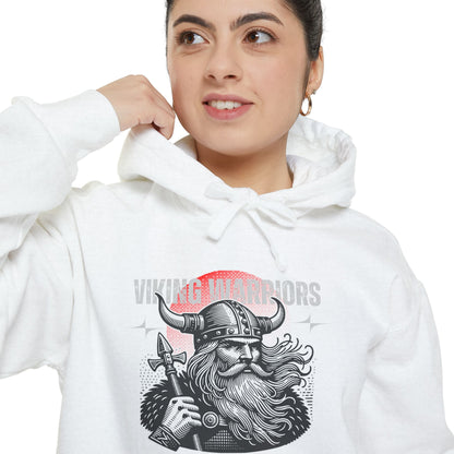 Viking Warriors Unisex Garment-Dye Hoodie – Bold Heritage in Comfort