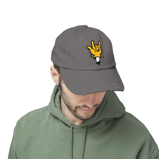 Distressed Cotton Twill Dad Hat – Rock On Style & Everyday Comfort