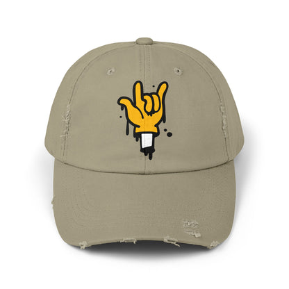 Distressed Cotton Twill Dad Hat – Rock On Style & Everyday Comfort