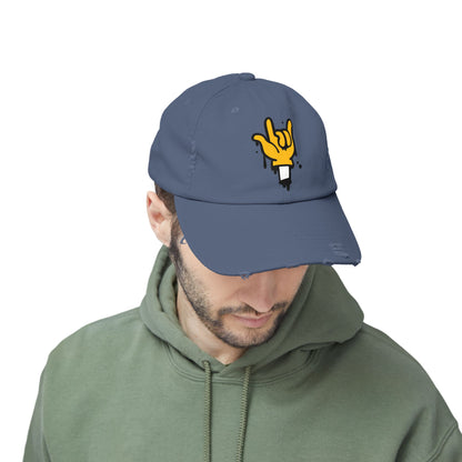 Distressed Cotton Twill Dad Hat – Rock On Style & Everyday Comfort